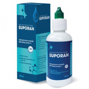 Dung dịch điện hóa diệt khuẩn SUPORAN -  Chai 500 ml